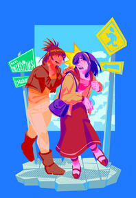 art trade with p0lyrhythmns art trade with p0lyrhythmns