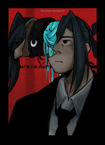 genesis (oc) with her heads segmented and seperated genesis (oc) with her heads segmented and seperated